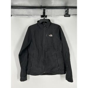 The North Face Apex Bionic Jacket Womens Medium Softshell Black Shell Full Zip